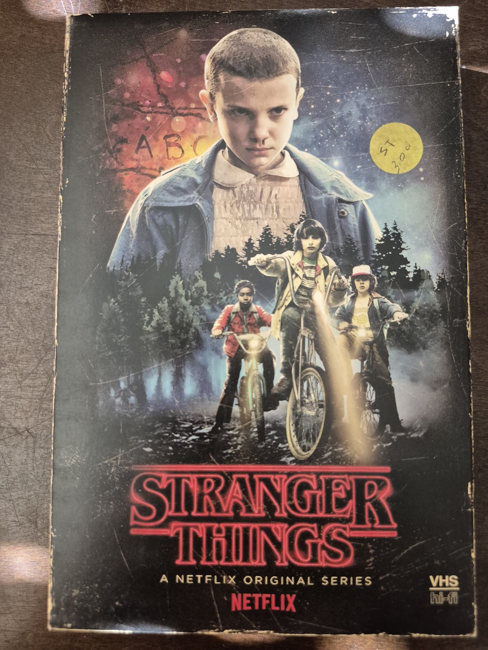 Netflix Stranger Things Poster - Red, Blue, Yellow. Season 1&2 Together Blu-ray.